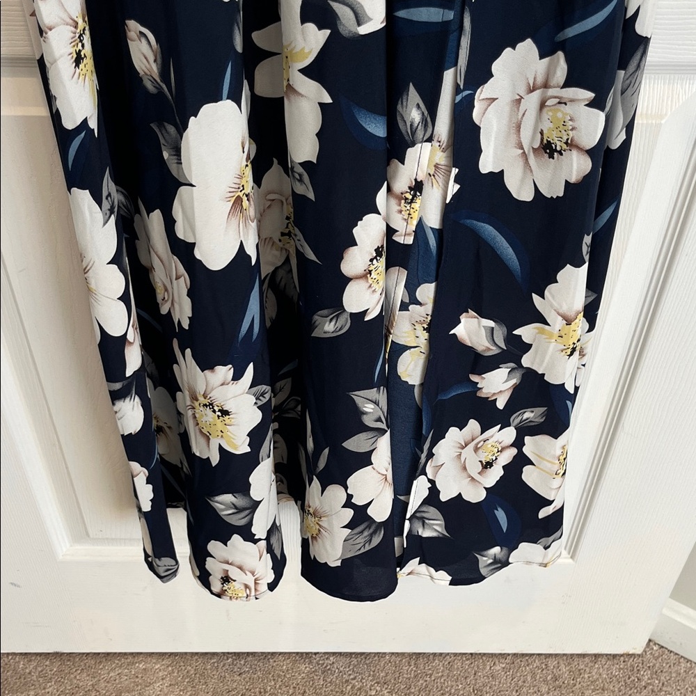 Baltic Born Navy and White Floral Maxi Dress - Picture 6 of 10